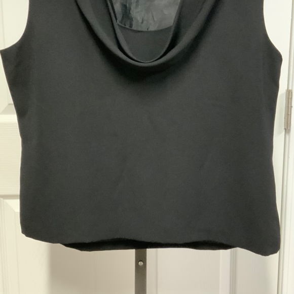 Virgo  Black Beaded Sleeveless Top - Picture 7 of 7